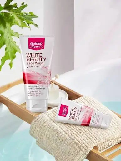 Golden Pearl Whitening Face Wash with Niacinamide & Glutathione