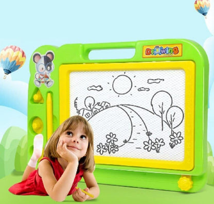 Magnetic Drawing Board for Kids Green Travel