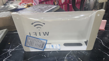 Router Storage Box Wall-mounted Plastic Cable Power Bracket Box Home Decoration Wireless Router Wifi Decoration,