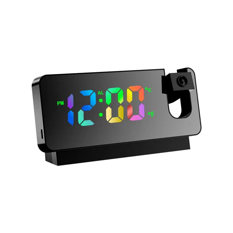 Projection Alarm Clock with Temp & Humidity Display