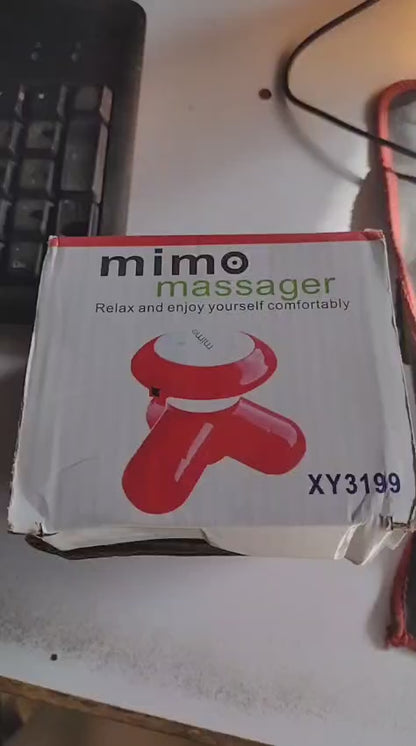 Mini Mimo Massager with Box (Cell Operate and Direct USB Power both options) - Without Cell | Random color