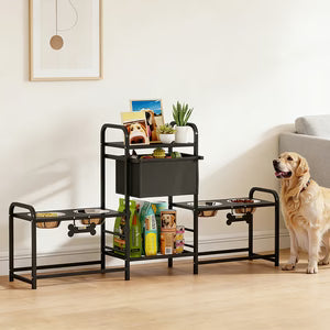 Adjustable Dog Bowl Stand