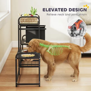 Adjustable Dog Bowl Stand